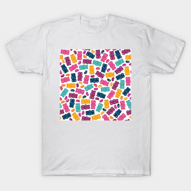 Gummies Pattern 2 T-Shirt by XOOXOO